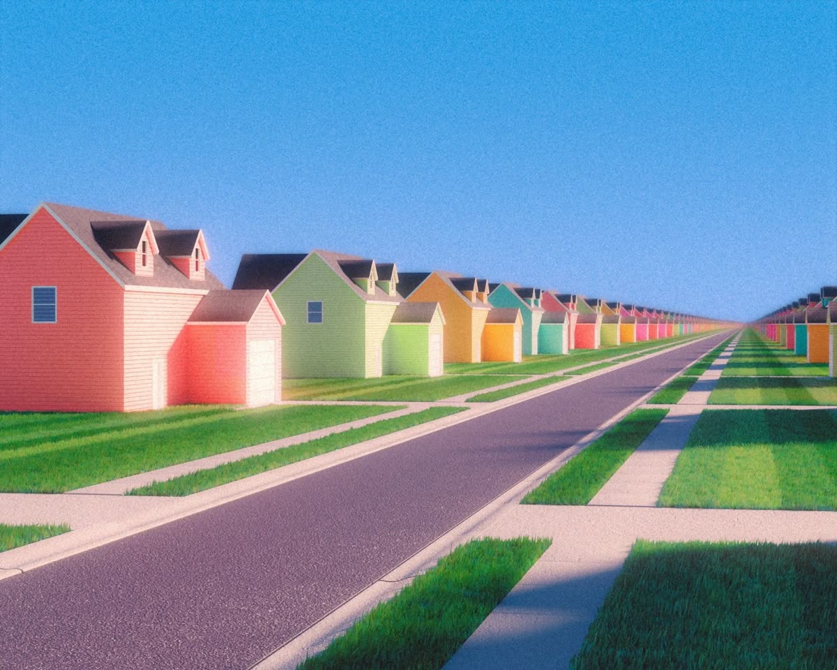Vizinhança com Casas Semelhantes